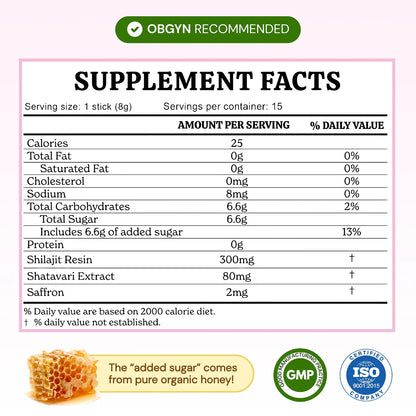 SENSAJIT™ Pure Shilajit Honey Sticks - Now 6-in-1 Support